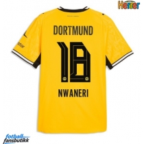 Borussia Dortmund Ethan Nwaneri #18 Hjemmedrakt 2026-27 Kortermet